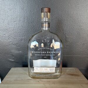 Woodford Reserve Bourbon Whiskey - EMPTY BOTTLE -
